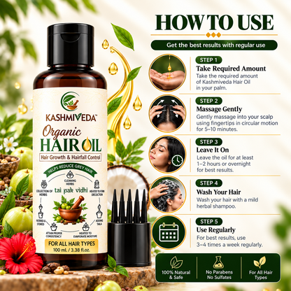 kashmiveda - Organic Hair Oil | 100ml