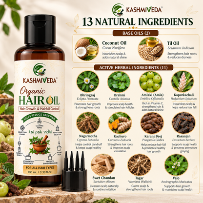 kashmiveda - Organic Hair Oil | 100ml
